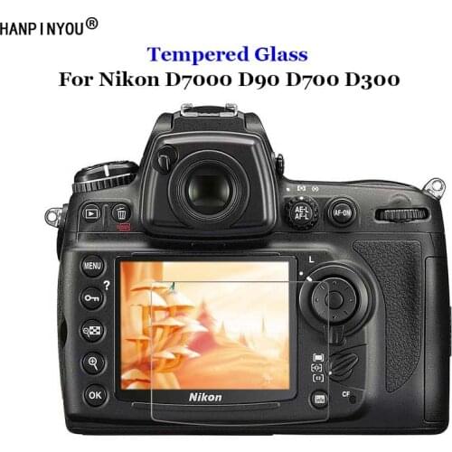 For Nikon D7000 D90 D700 D300 D300S Clear Tempered Glass 9H 2.5D Camera LCD Screen Protector Protective Film