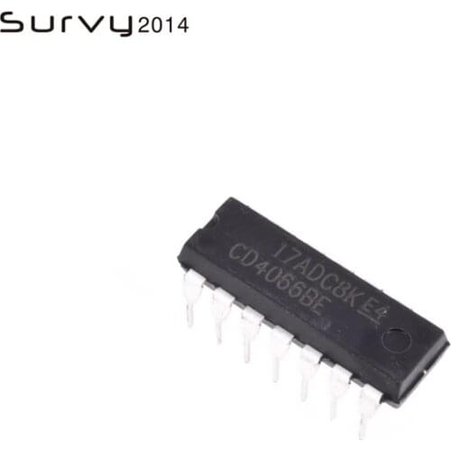 10PCS/LOT CD4066BE CD4066 4066BE 4066 DIP14