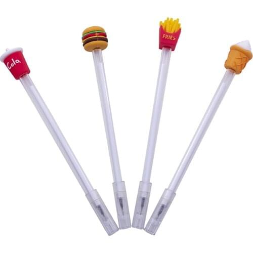 20 Pcs Creative Classic Fast Food Drink Styling Gel Pen Student Office Creative Signature Pen Wholesale Cute Stationery