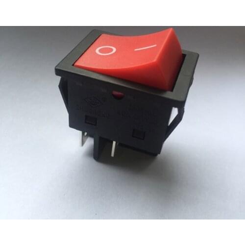 5Pcs ZH02 AC 250V 40A Large Current Rocker Switch High Temperature Flame Retardant AC Switches
