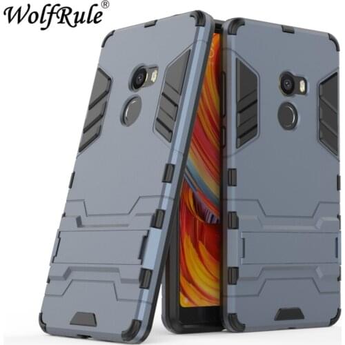 For Cover Xiaomi Mi Mix 2 Case Xiaomi Mi Mix 2 Silicone Rubber Robot Armor Hard Back Phone Cover Case for Xiaomi Mi Mix 2 Fundas