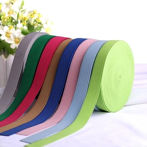10Meters Width 1.5-2.5cm Elastic Band Spandex Belt Trim Sewing Ribbon Clothes Flex Sewing Material for Shorts Skirt Trouse