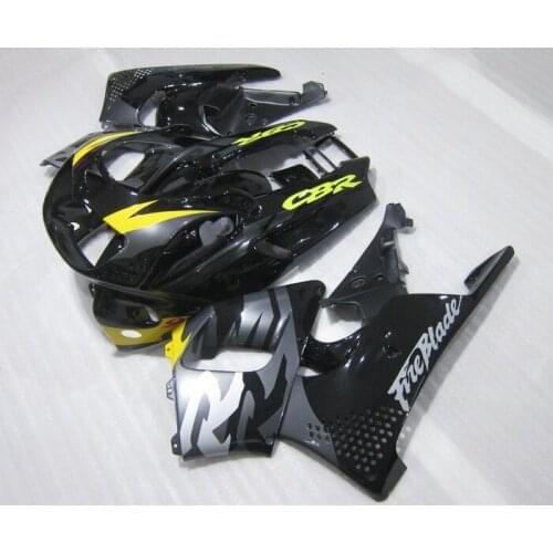 Hot Sales, Fairings For H CBR900RR 893 1996 1997 CBR900 893RR CBR893 96 97 CBR893RR black silver gray ABS Moto Fairing kit
