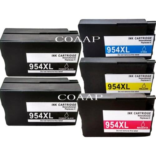 5Pack Replacement 954 hp954 XL ink cartridge for Compatible HP OfficeJet Pro 8725 7740 8210 8710 8716 8730 Printer
