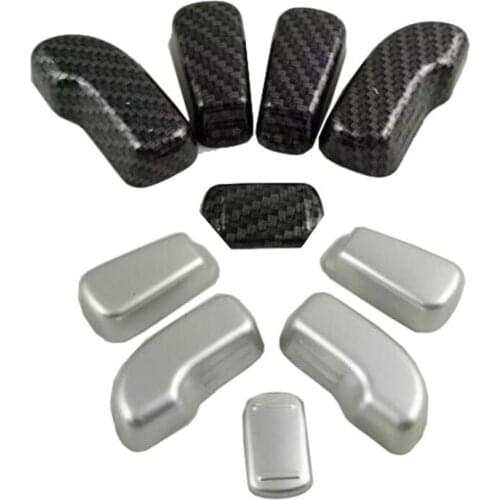 Car cover seat adjustment knob button switch trim 5 pcs For Renault Koleos 2017 2018 2019