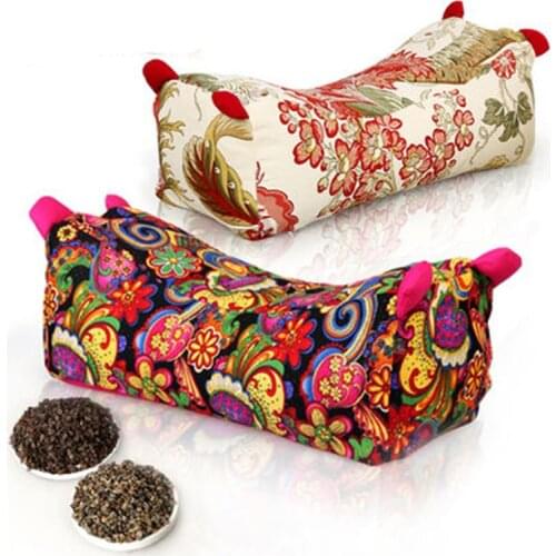 Full buckwheat pillow buckwheat husk pillow pure buckwheat hull cervical pillow traditional adult tiger rag pillow