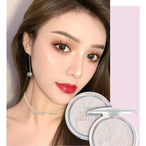 New 1pcs Laser Luminous Shimmer Makeup Grooming Powder Diamond Glitter Eyeshadow In One Palette Blush Cosmetics Set for Beauty