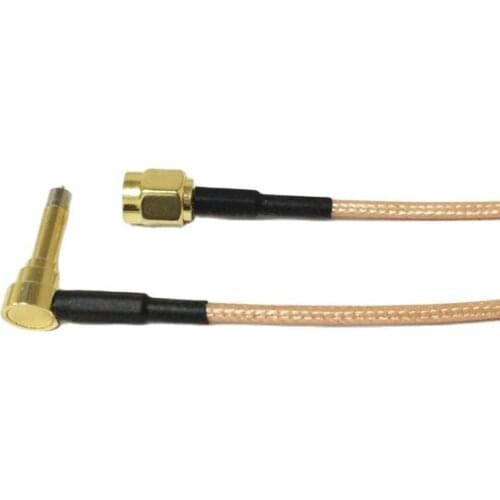 New SMA Male plug To MS156 Right Angle Connector RG316 Coaxial Cable Pigtail 15CM 6inch Huawei Modem Cable Adapter