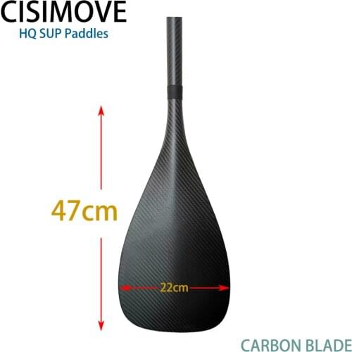 CISIMOVE High standard 3 pcs adjustable carbon black matt SUP paddle for SUP board