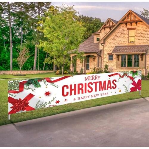 Merry Christmas Banner Garden Christmas Ornaments Tree Christmas Decor For Home 2021 Happy New Year Gift 2022 Xmas Decor Navidad