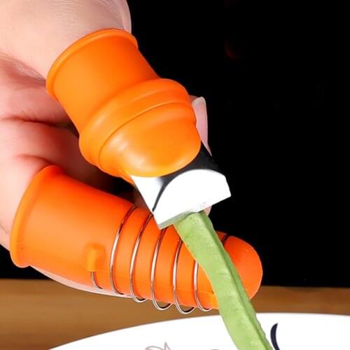 Agricultural Protective Nails Cutter Garden Picking Silicone Thumb Knifes Plant for Household Kitchen Accessories