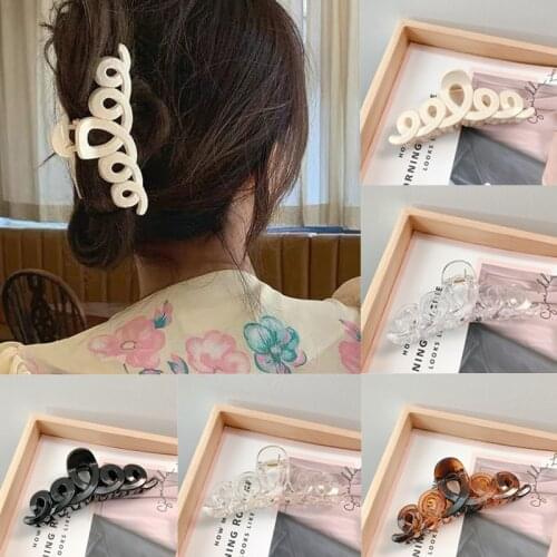 Fashion Barrettes Hairclips Crab Hair Claws Bath Clip Ponytail Clip For Women Girls Hairgrip Headwear Ornaments Hair Accessories