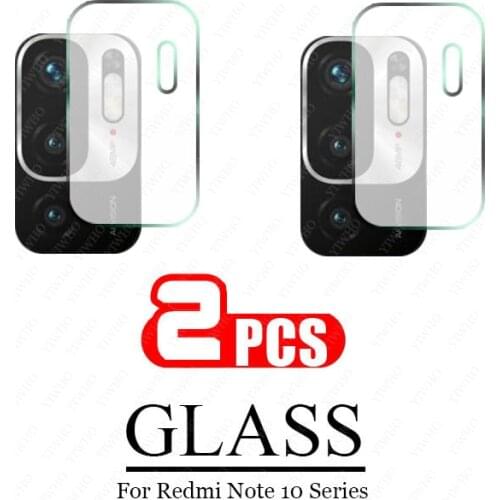 2pcs Tempered Glass For Xiaomi Redmi Note 10 Pro camera lens Screen Protector Glass For Redmi Note 10 Pro Max 10s note10 Film