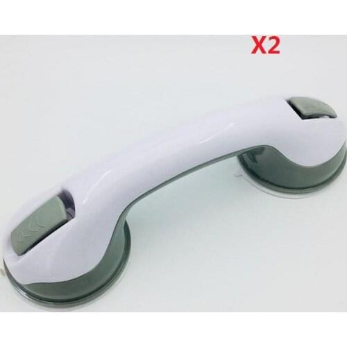 2PCS Safe grip shower handle bathroom suction cup handle grab bar help disabled bathroom support grab handle safe grip
