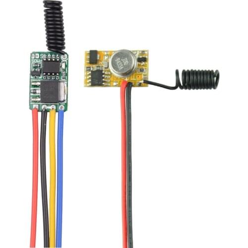 3.7V -12V 5V Remote Switch Power Saving Wireless Remote Control Switch 3.3V 3.6V 4.2V 433MHZ mini PCB Transmitter