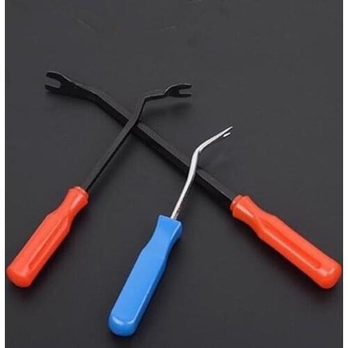 3PCS/Set Clip Plier Set Fastener Remover Combo Repair Kit Buckle Plastic Car Door Nail Puller Trim Panels Clip