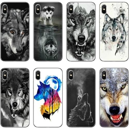 Cool Angry Snow Wolf Accessories Phone Case For Xiaomi Mi 11 Note 10 10T 9 9T 8 Pro A2 Lite A3 A1 Poco F1 F2 M3 X3 NFC