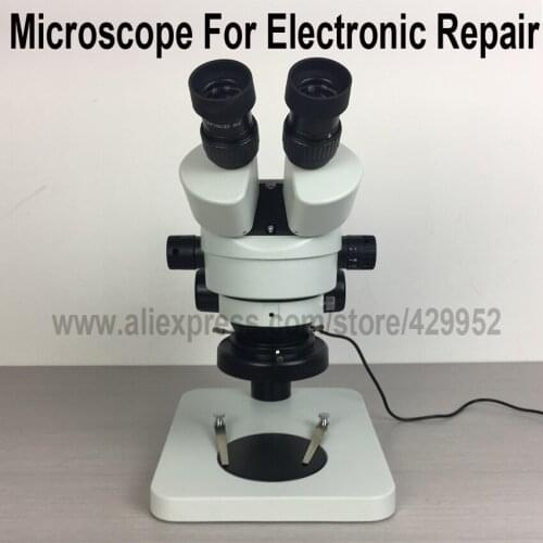 Efix 7~45X Binocular Stereo Microscope Vertical Zoom for Fix Repair iPhone BGA Logic Board Motherboard Tools Kits Set