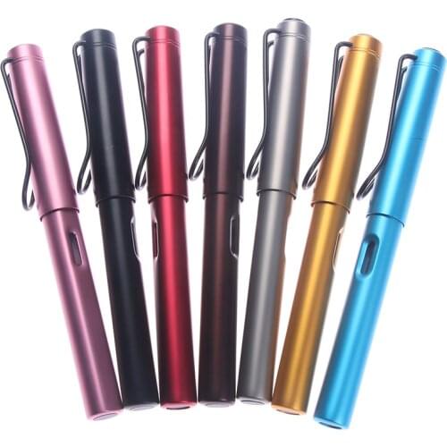 HOT Aluminum Alloy Fountain Pen Extra Fine Nib 0.38mm Metal Pen Gifts