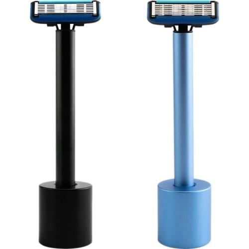 Classic Safety Razor Manual Razor Barber Shaving 3D Rotating 6-Blade Razor