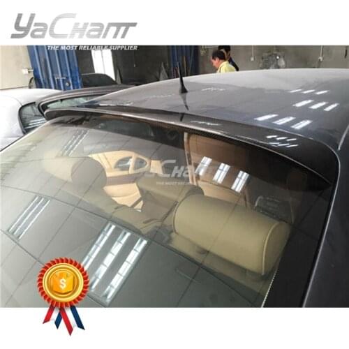 FRP Fiber Glass Roof Wing Fit For 2004-2012 Quattroporte M139 YC Design Style Rear Roof Spoiler Wing
