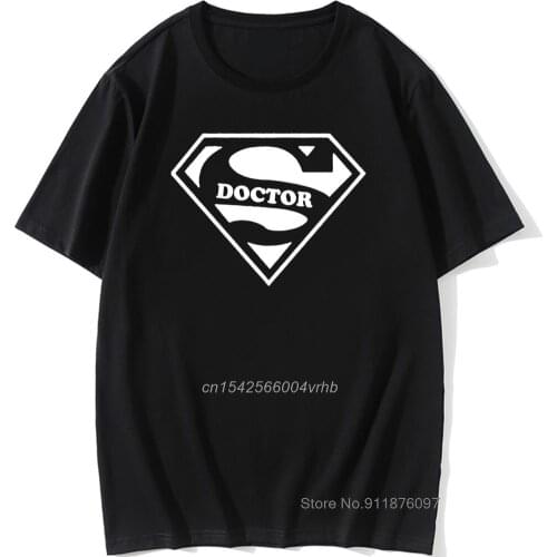 Summer super doctor T Shirts Short Sleeve Trust Me I'm A Doctor Medic Student Geek Top Funny Gift Birthday Men Cool T Shirts