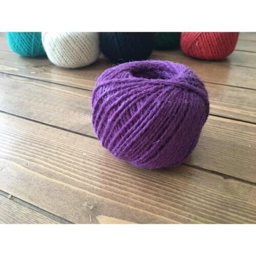 LumennMor Colorful Jute Rope | Quality Indissoluble 100 Meters 100 Grams-odorless Decorative Mesh Hemp Rope wedding bride mariage хна henna