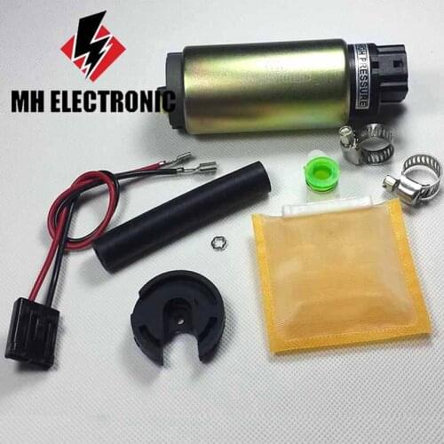 MH Electronic Universal Replacement In-tank Electric Fuel Pump 12V Install Kit 255lph for Toyota Subaru Honda Hyundai KIA MH-385