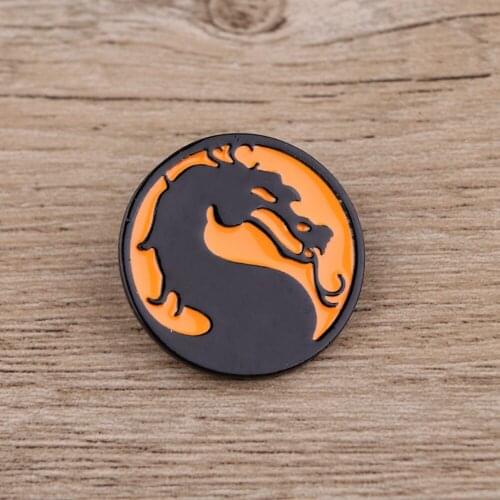 BG1015 Dongmanli Dragon Cartoon Cute Enamel Pin Brooches Collar Lapel Pin Badge Game Jewelry Gift for Kids Friends