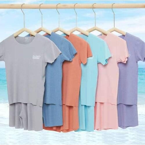 Baby Boys Clothes Teens Pajamas Sets For Girls Children Clothing Short Sleeve Summer Loungewear Pyjamas Kids Sleepwear 3 5 7 9T