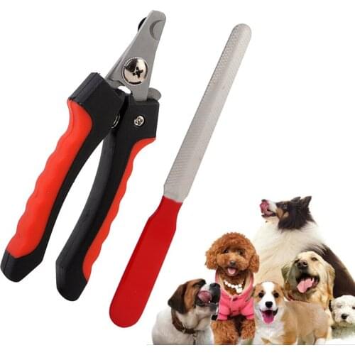 Professional Pet Nail Clippers Convenient Dog Cat Stainless Steel Clippers Labor-Saving Nail Clippers Beauty Grooming Supplies