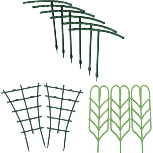 Climbing Frame Support Plant Holder Trellis Gardening For Home Garden Yard 3pcs 3size Plastic Flower Stand