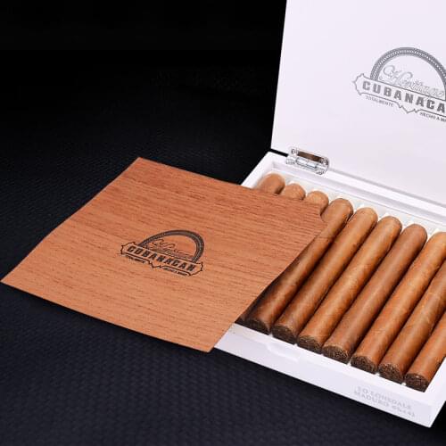 10 sticks Cigar Case High-end Spanish Cedar Wood Holder Portable Storage Humidifier Box Accessories gifts For Men