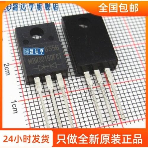 10Pcs/Lot MBR30150FCT 30A 150V TO220F DIP Schottky Barrier Diode/ NEW Original In Stock