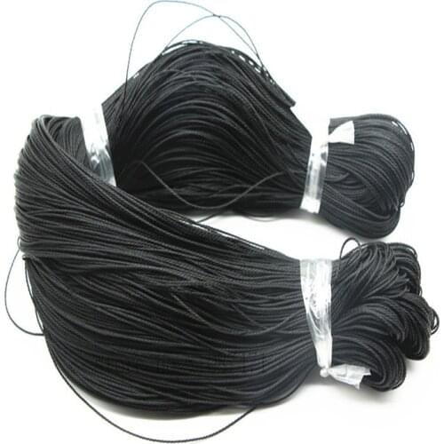 100 Meters Waxed Polyester Cord String Thread 1mm Home jewely bracelet rope Home Textile Garment Bags diy accessories