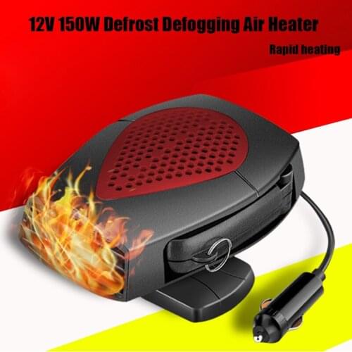 12/24V 150W Car Heater Electric Heater Glass Defrost Defog Heating Machine for RV, Motorhome Trailer, Trucks, Boats