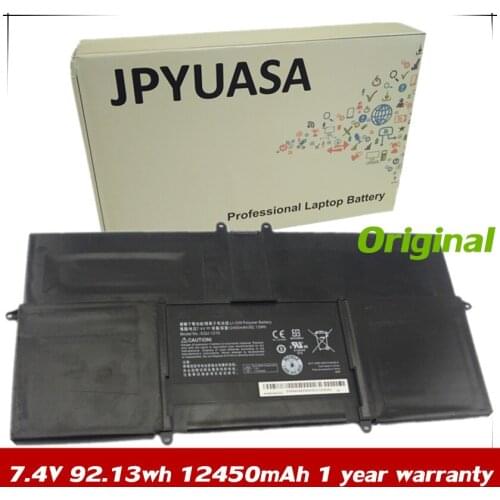 7XINbox 7.4V 92.13wh 12450mAh Original Laptop Battery SQU-1210 For Hasee Ultrabook SQU1210 with 1 Year warranty