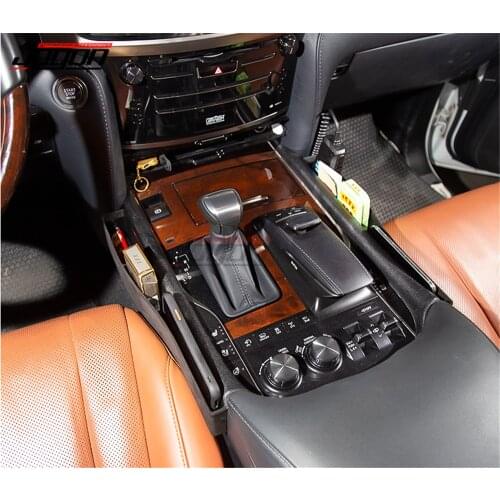 Car Accessories Car Seat Crevice Box Storage Cup Drink Holder Organizer Auto Gap Pocket For Lexus LX570 2016