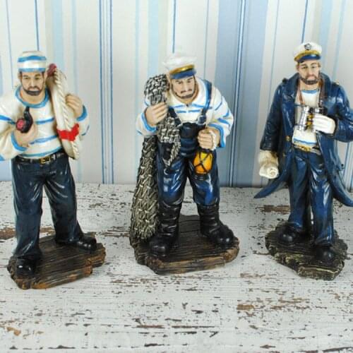 EUROPEAN CAPTAIN SAILOR RESTAURANT BAR DECORATIONS HOME LIVING ROOM WINE CABINET ROOM ORNAMENT HIGH QUALITY EXQUISITE COLLECTION