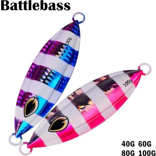 Trout Jigging Lure Jigs Saltwater Lures 40g-100g Trolling Hard Bait Bass Fishing Bait Tackle 2021 Metal Jig Fishing Lure Weights