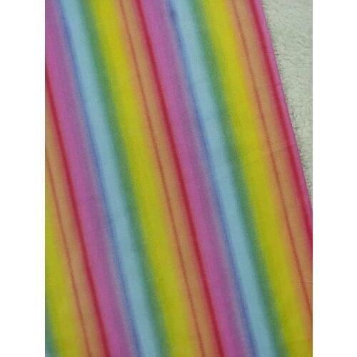 Rainbow Sunshine Cotton Fabric Gradient Colorful pink Blue DIY Patchwork Textile Tissue Home Clothing viaPhil