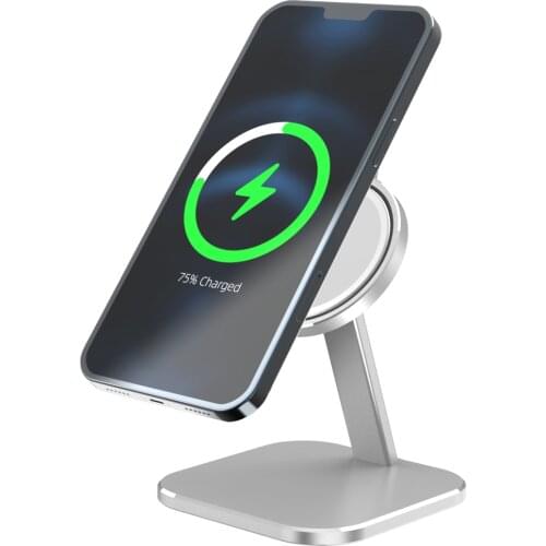 New Arrival Magnetic Universal Phone Holder For IPhone 12 Pro Max Mag Safe Simple Black White Mobile Cell Round Hole Phone Stand