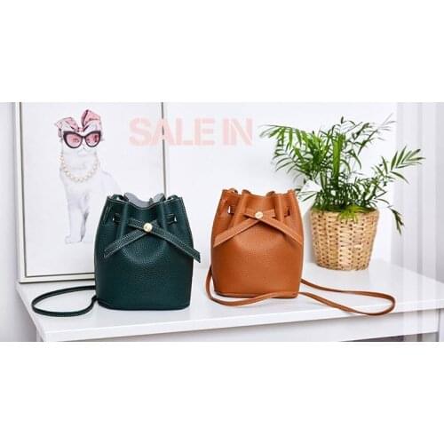Fashion bag cross-body bag large capacity bucket bag wholeselling PU high fashion bag