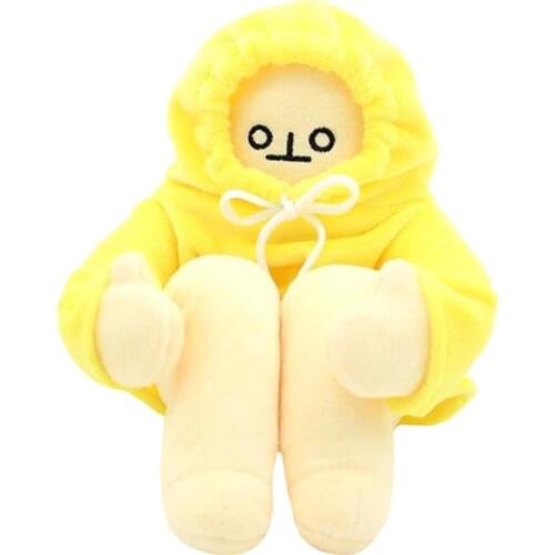 Cartoon Doll Banana Squishy Hugging Plush Toy Man Girl Story Friend Gift