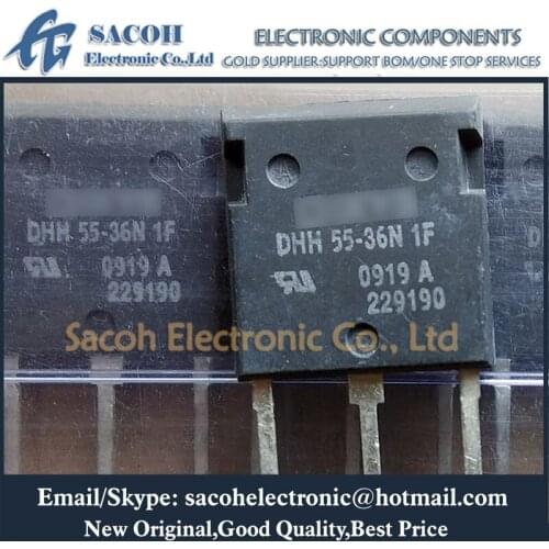 Free Shipping 1Pcs DHH55-36N1F DSEE55-24N1F ISOPLUS i4-PAC 60A 3600V High Performance Fast Recovery Diode