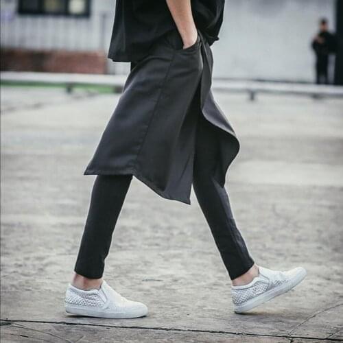 27-44 Hot 2021 Spring New Men Non-mainstream Hairstylist Pants Nightclub Skirt Pants Tide Casual Pants Singer Stage Costumes