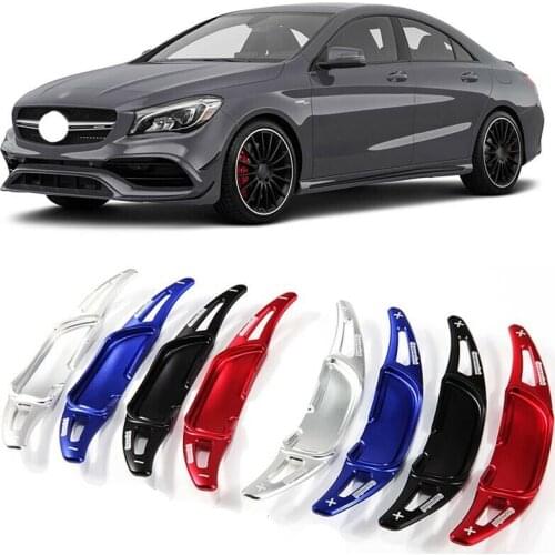 Savanini Alloy Add-On Steering Wheel DSG Paddle Shifters Extension For Mercedes Benz CLA45 AMG 2015-2018/CLS63 AMG 2014-2018