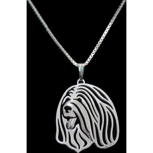 Tibetan Terrier Pendant Necklace Dog Jewelry Women Best Friend Choker