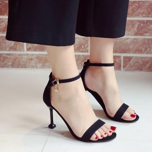 2020 Women Fashion Shoes Suede Color Matching Black Green Apricot Ladies Spring Autumn Work Belt with Shoes Zapatos De Mujer