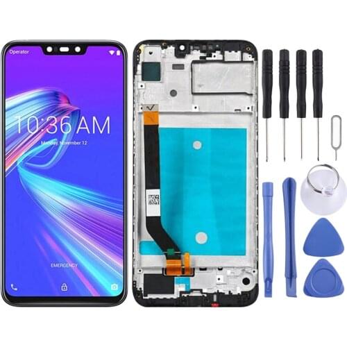LCD Screen and Digitizer Full Assembly with Frame for Asus Zenfone Max M2 ZB633KL / ZB632KL X01AD